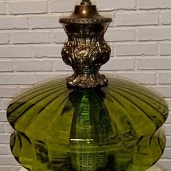 MCM Green Table Lamp