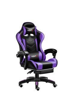 Vidita Gaming Chair Black and Purple