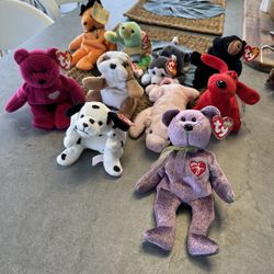 Beanie Baby’s 6 Lots Of Ten Each 