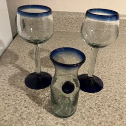 Wine Glasses & Decanter