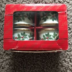 Holiday Napkin Rings Set Of 4
