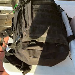 Backpack With Camping Gear 