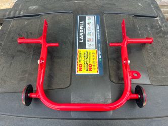 Red rear grab bar for Yamaha raptor 700 R