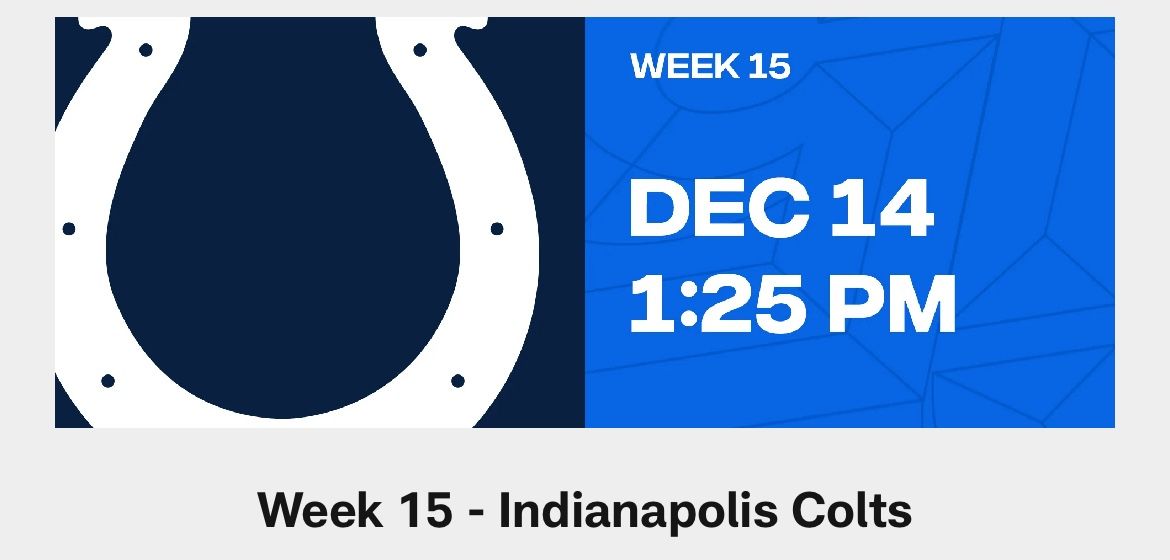 Seahawks vs Colts, 2 Tickets ($200 Per, $400 Pair)