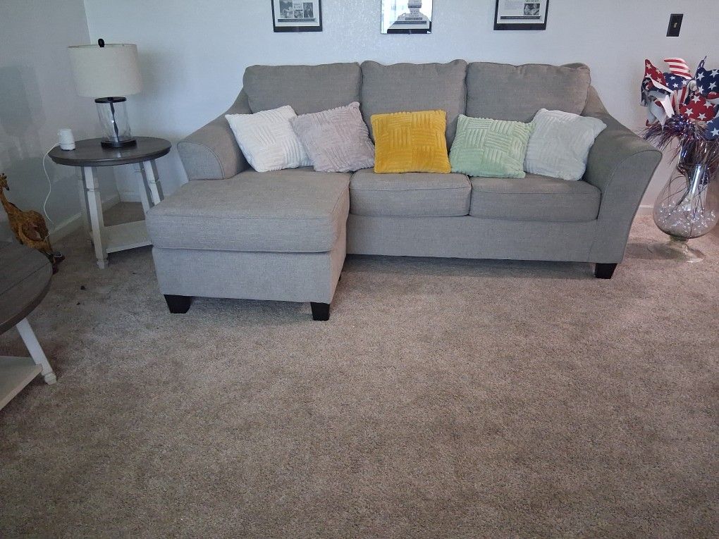 For Sale Sofas, End Tables And Lamps.