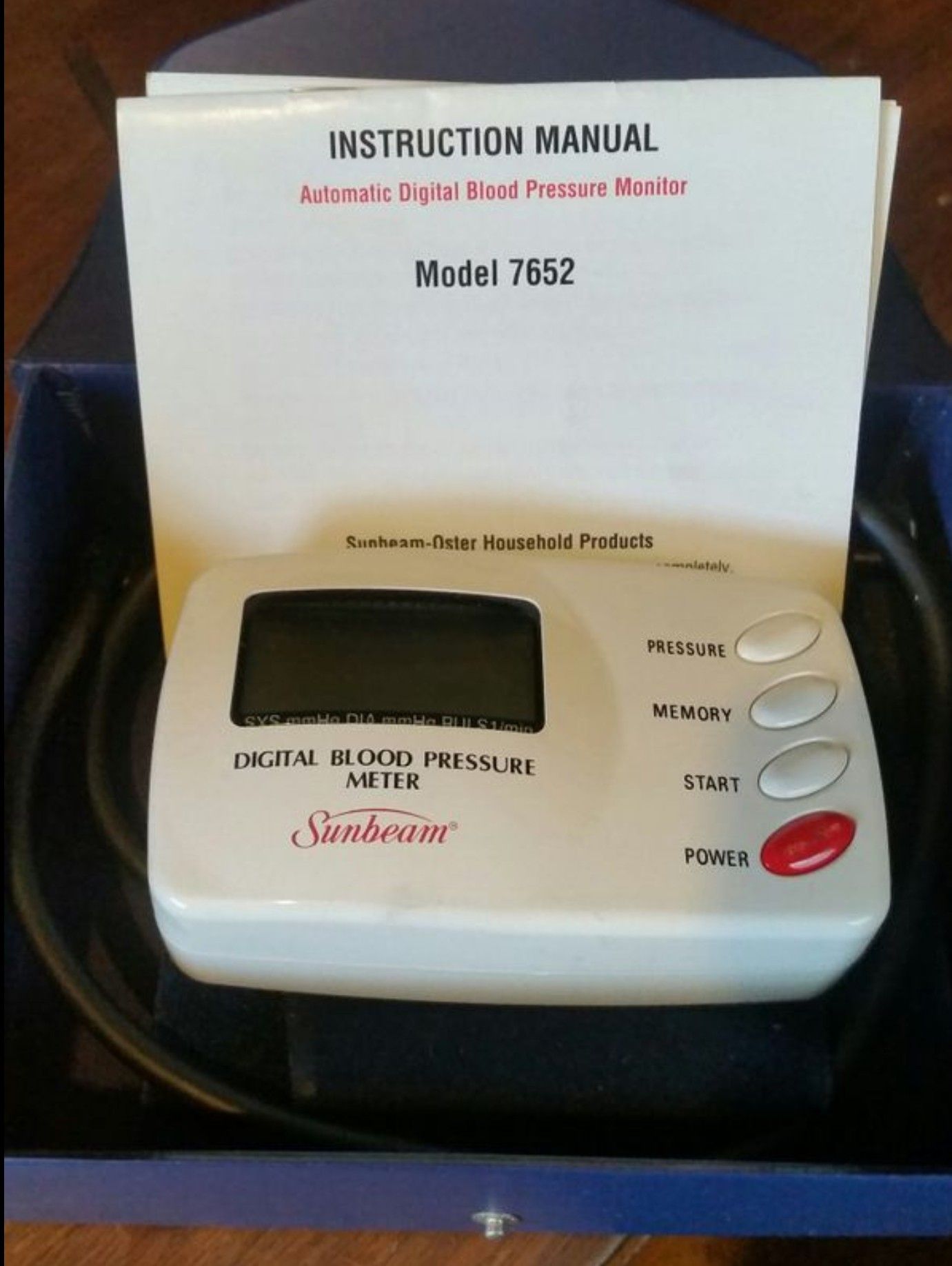 Sunbeam Digital blood pressure meter