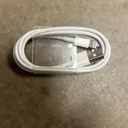 Apple Lightning Charging Cable On