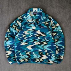 Patagonia Women's Lightweight Synchilla Snap T Fleece Pullover Jacket Size Small