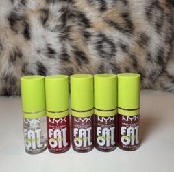 NYX Fat Oil Lip Oil 5pk Bundle | All New | $50 Retail