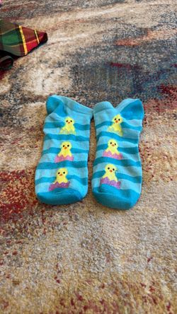 Easter chick socks