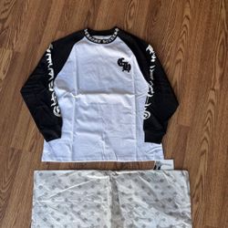 black and white chrome hearts tee