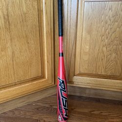 Rawlings Rush Alloy Red Baseball Bat 27 -10