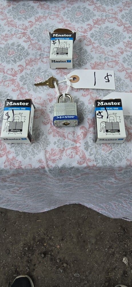 Master Lock With Key