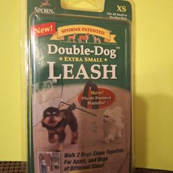 Sporn Double Dog Leashes Extra Small-$10.00