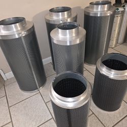 Filtro De Aire De Carbono Gas Para Invernadero Hidroponico Plantación De Invernadero Virgen Carbono 