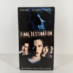 Final Destination VHS Horror Thriller Devon Sawa New Line Home Video 2000
