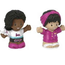 Fisher Price Barbie Little People Toy Set 2 Pc Girls Dolls NEW Toddler Kids Toy