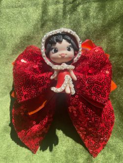 Red Large Christmas Bows