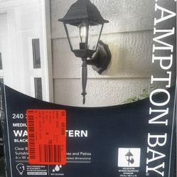 hampton bay wall lantern