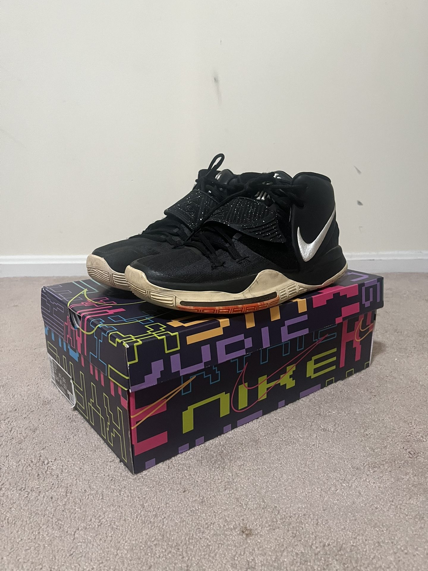 Nike Kyrie 6 “Black White” (Size 12)