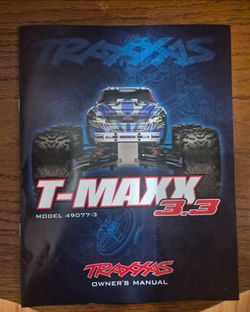 T-MAXX 3.3  TRAXXAS OWNER'S MANUAL