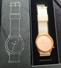 TMRW Minimalist TM-1 Bone Watch - Brand New