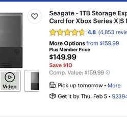 Xbox 1 TB Expansion Card