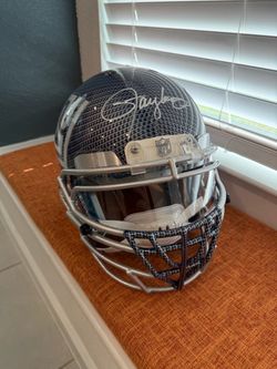 Lawrence Taylor signed hydro dipped helmet