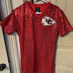 Girls Sequin Chiefs Dress