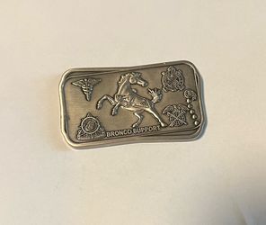 U.S. Army Bronco Support Challenge Coin
