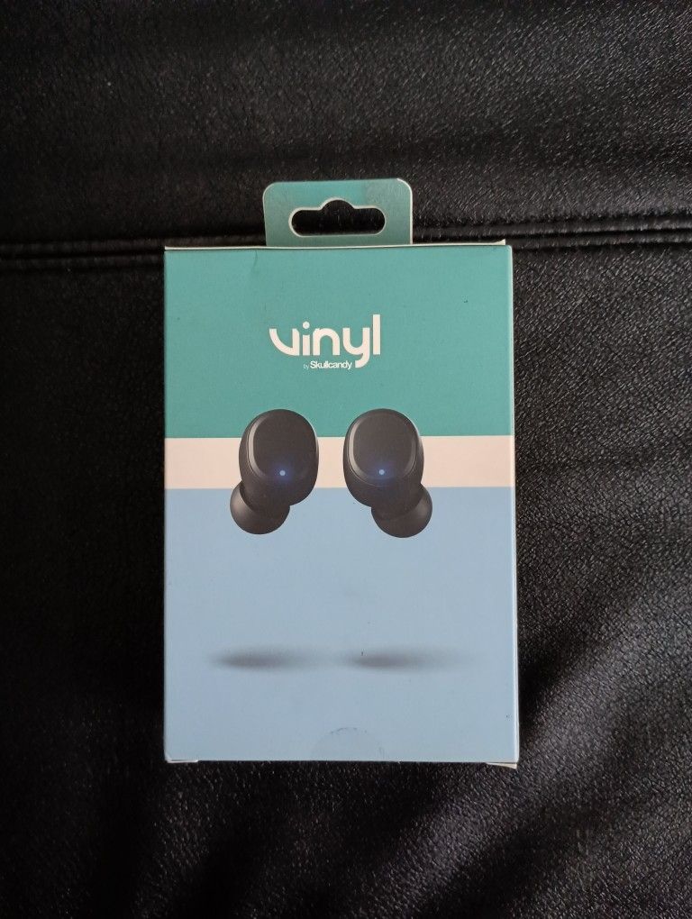 NIB Skullcandy Vinyl True Wireless Black Bluetooth Earbuds