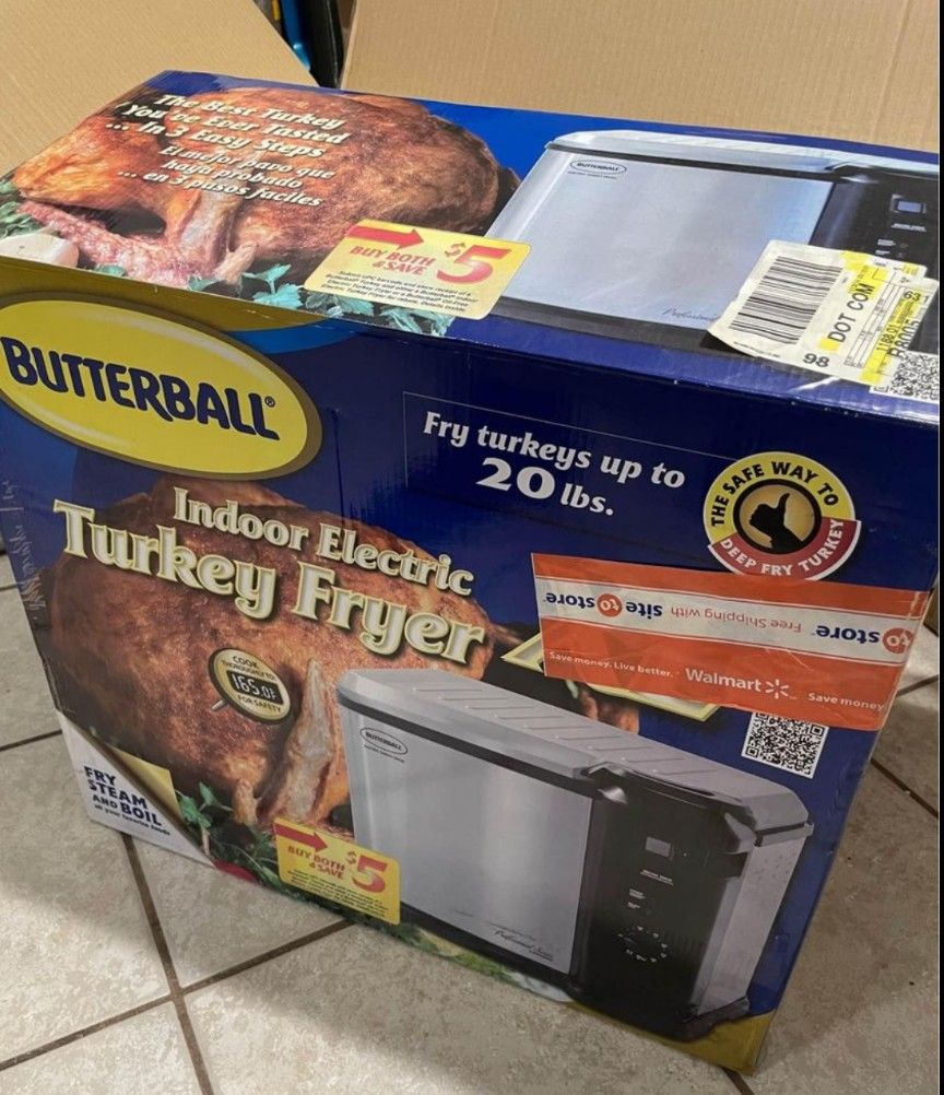 Brand New BUTTERBALL Indoor Electric Turkey Fryer