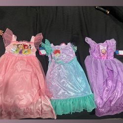 Disney Princess Sleep  Gowns 
