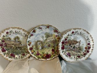 Royal Albert Country Roses Plates