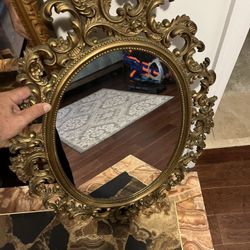 Antique Gold Frame Mirror 