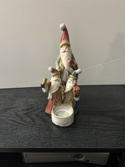 Santa TeaLight Statue