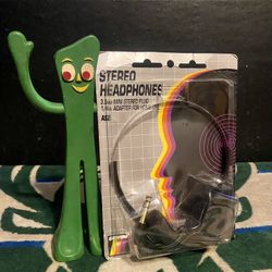 Vintage Gemini Stereo Headphones AS2. 