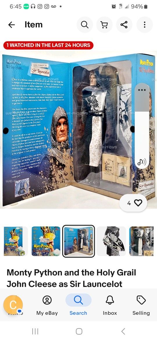 Mighty Python Holy Grail