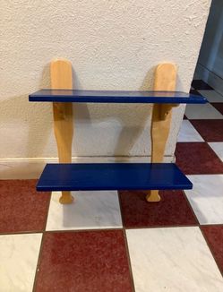 Baseball Bat Wall Shelf Two-Tier