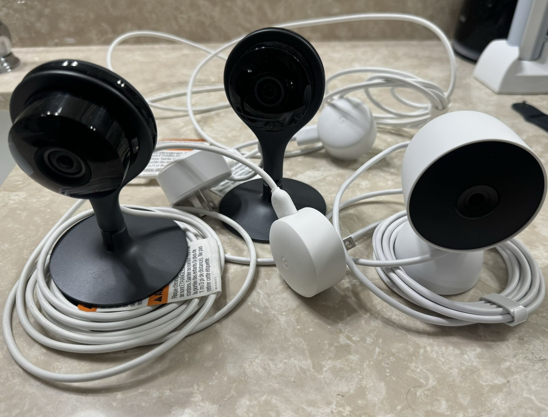 Nest/Google Home Cameras (x3)