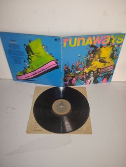 Rare Old 1978 Runaways Vinyl LP Record with Gatefold Cover