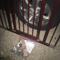 Lnew Walk Through Safety Gate With Extension Kit Hardware And Paperwork Only $45 Firm