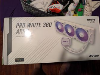 Asrock Pro White 360 ARGB AIO CPU Cooler