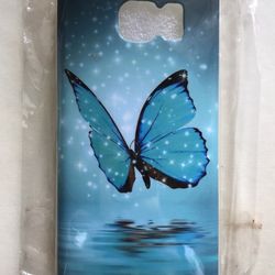 Samsung Galaxy S7 Flexible Smart Phone Case - Blue With Butterflies 🦋