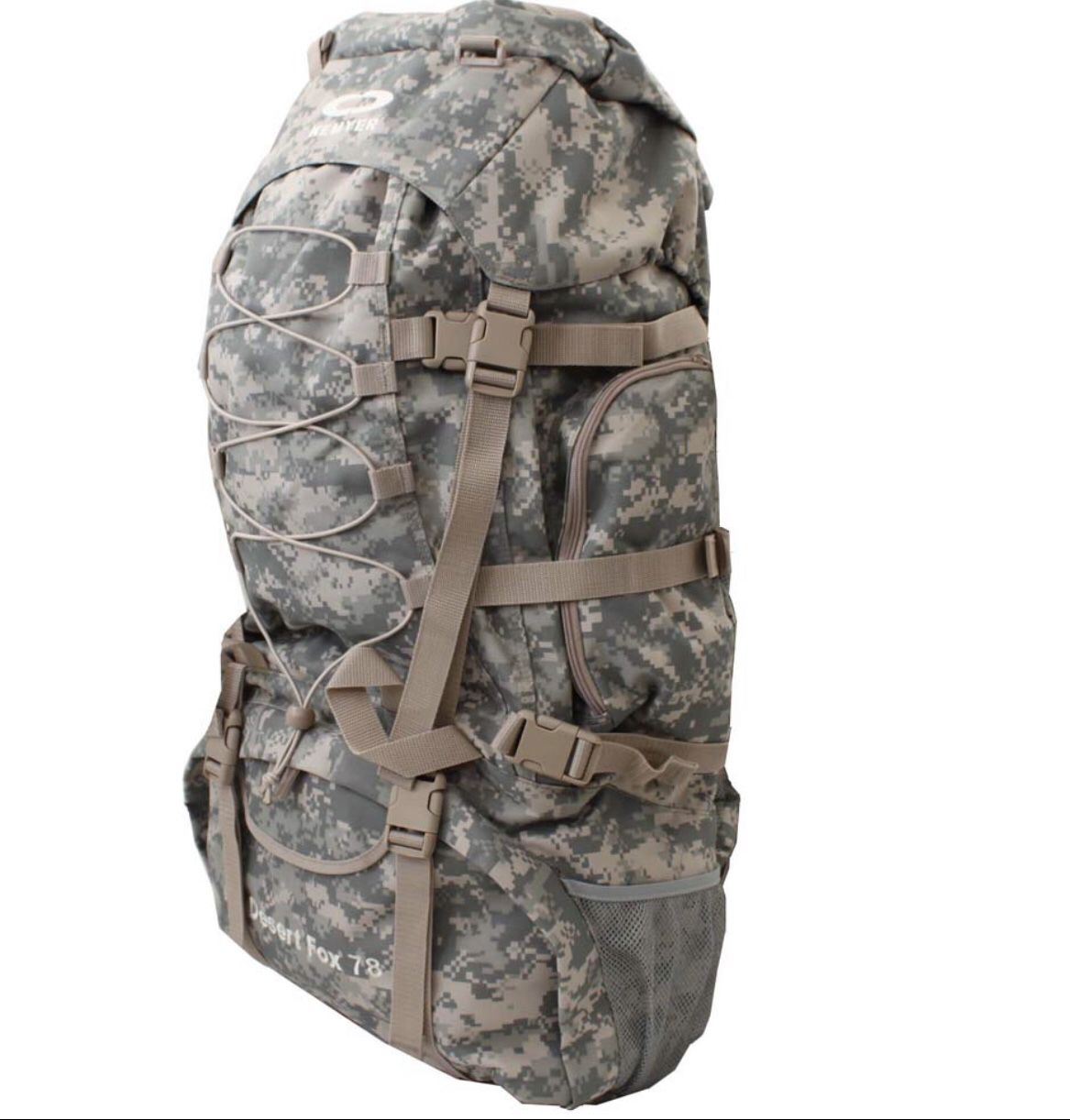 # 28 Kemyer 7100 Cubic Inches Deluxe Hiking Backpack - Army Camo 