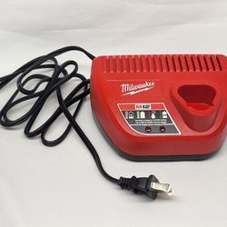 Milwaukee 48-59-2401 M12 12V Charger Red Lithium-Ion For Cordless Power Tools