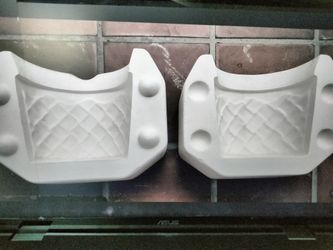 Vintage Mold of Weaved Basket Planter for Ceramic Casting