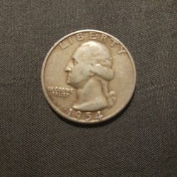 1954 Silver Quarter 