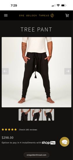 One Golden Thread - Tree Pant - One Size Fits All