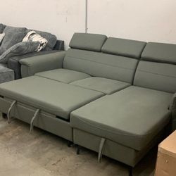 Pull Out Bed Sectional With Storage Same Day Delivery 🚚
